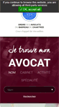 Mobile Screenshot of ordredesavocats-chartres.com